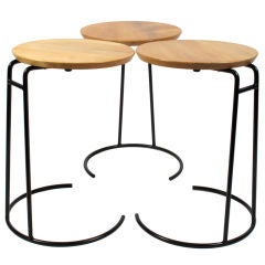 Jens Risom Stacking Tables 1950