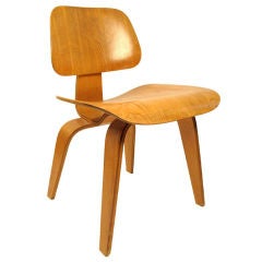 Rare Charles Eames for Evans 1946 Ash DCW Dining Chair