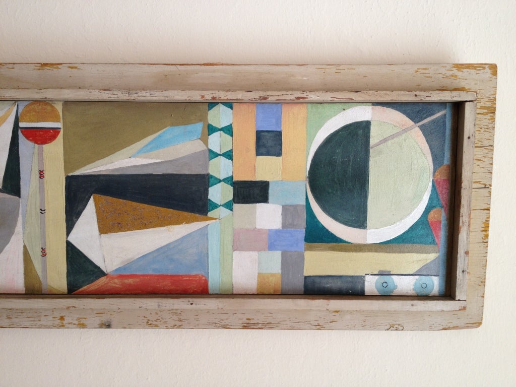 Wil Hanson Abstract Modernist Painting California, 1950s In Good Condition In Berkeley, CA