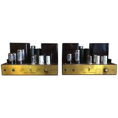Pair of Tube Amplifiers by the Fisher