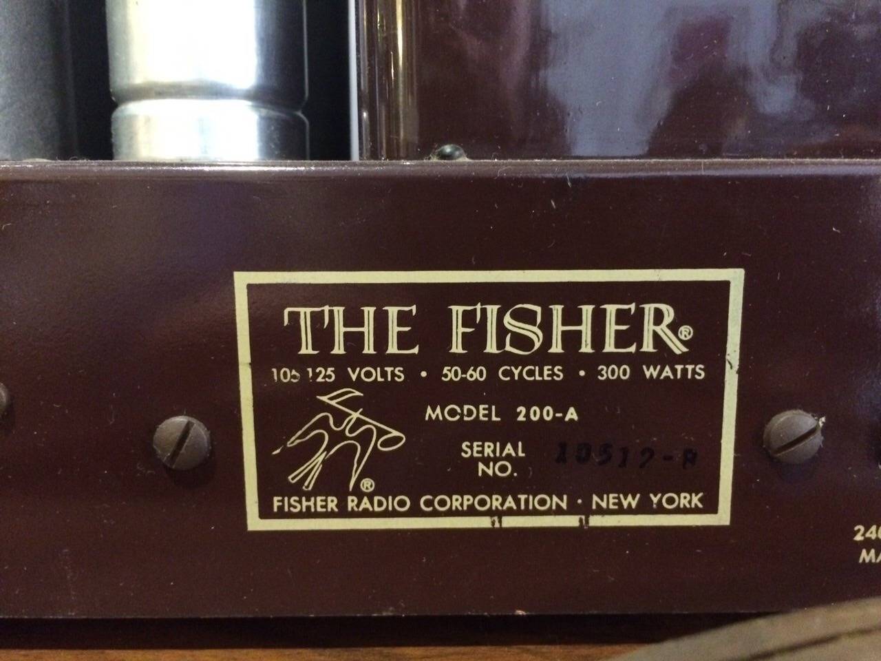 Pair of Tube Amplifiers by the Fisher 2