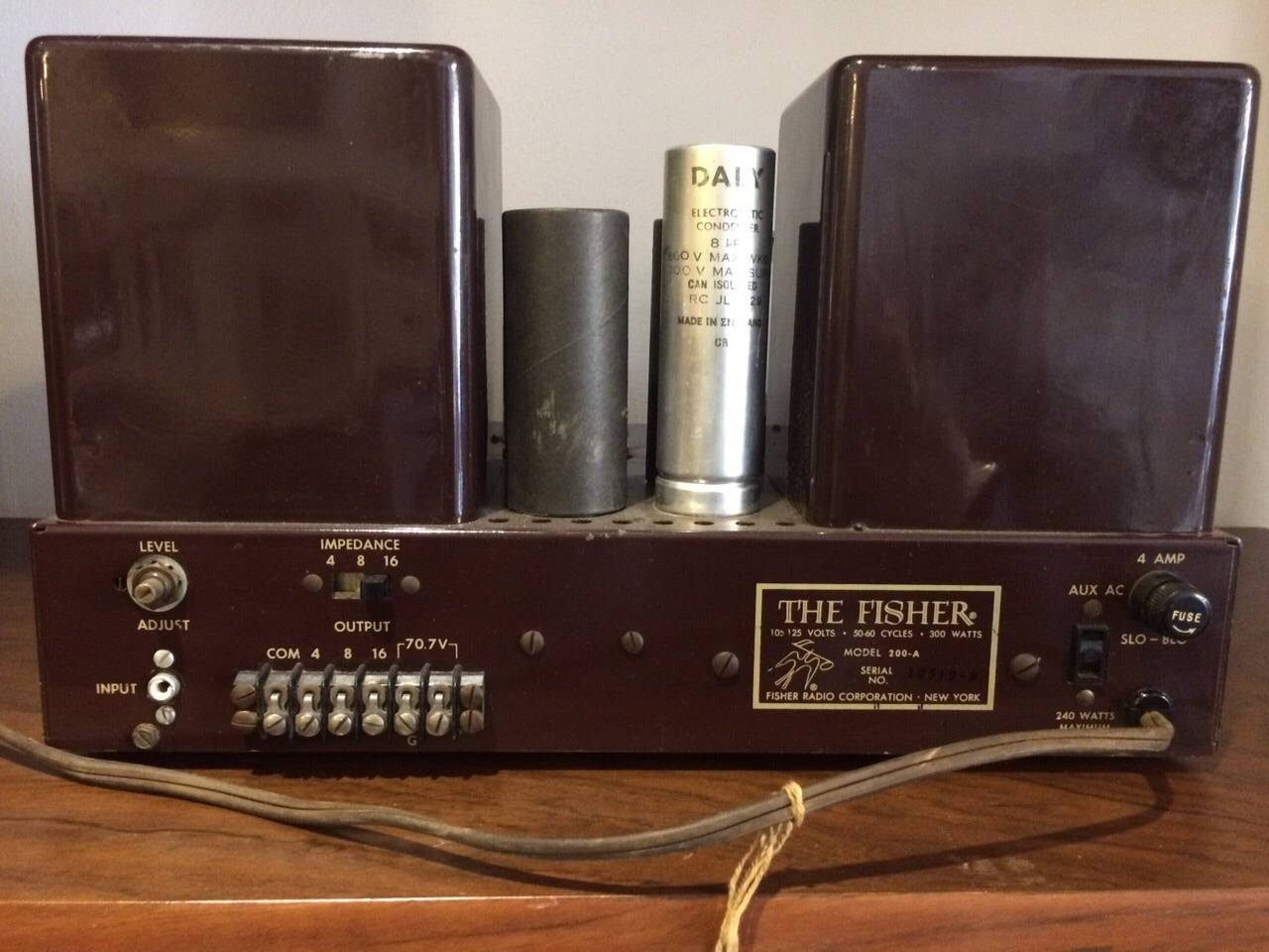 Pair of Tube Amplifiers by the Fisher at 1stdibs