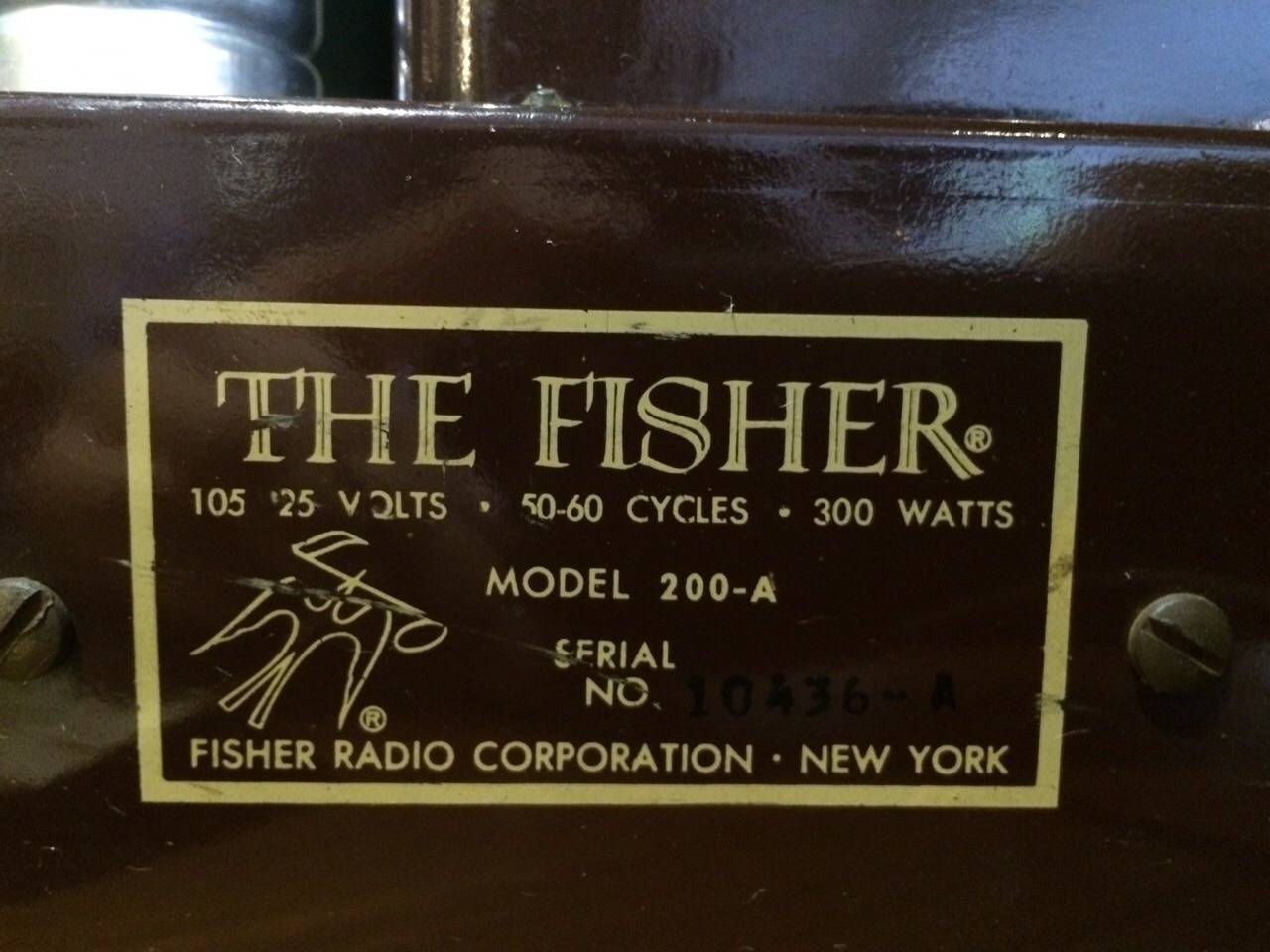Pair of Tube Amplifiers by the Fisher 4