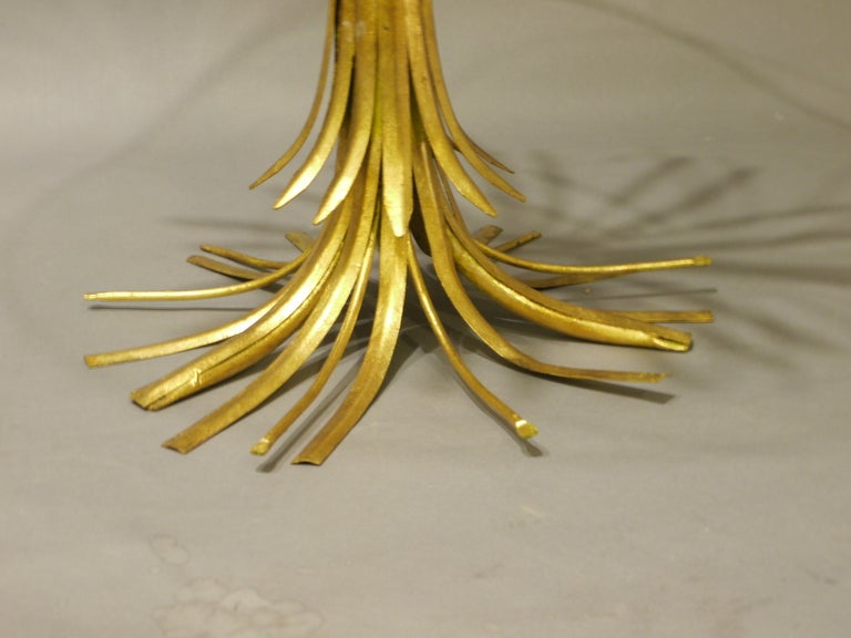 Arturo Pani golden spikes bronze coffee table