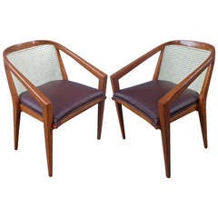 Harold Schwartz Recently Restored Pair Of Chairs for Romweber