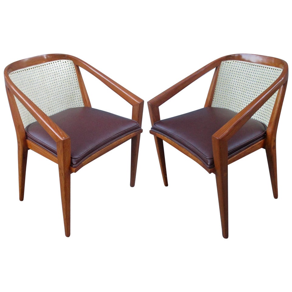 Harold Schwartz Recently Restored Pair Of Chairs for Romweber For Sale
