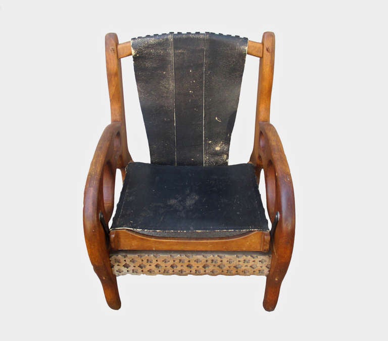 Mexicain Don Shoemaker Sling Chair Early Work