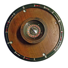 Early 1920's Wooden French Roulette JAL