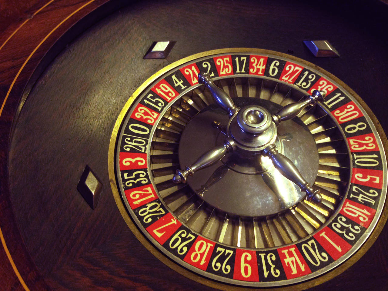 Early 20th Century Early 1920's Wooden French Roulette JAL For Sale