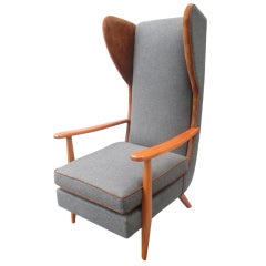 Modern bergere chair late 50s
