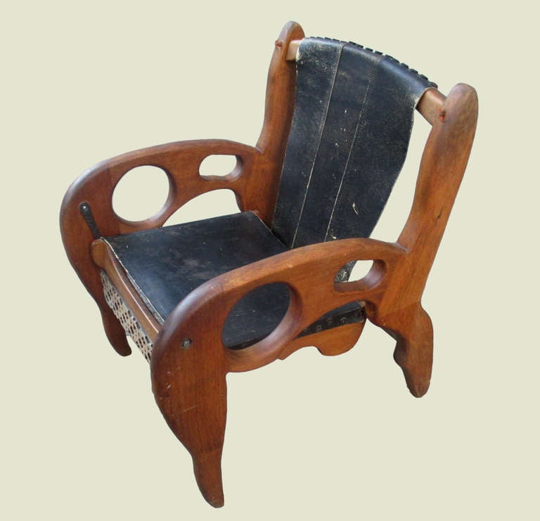 Don Shoemaker Sling Chair Early Work Bon état à 0, Cuauhtemoc