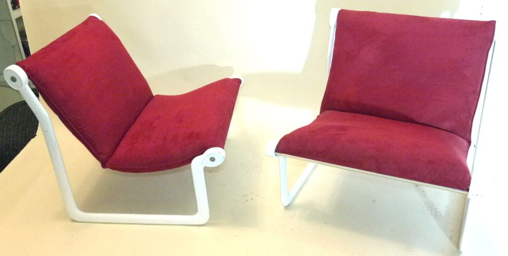 Pair of lounge chairs by Morrison and Bruce Hannah 1