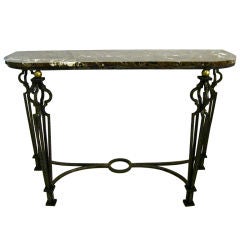 Arturo Pani, Marble and Iron Console