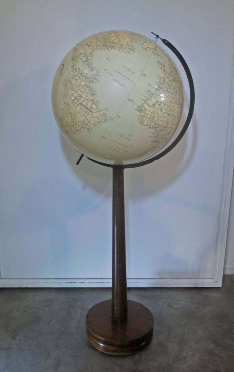 Mexican Hammond's International Antique World Globe 18