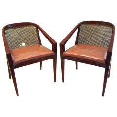 Harold M. Schwartz, pair of dining chairs. 8 available