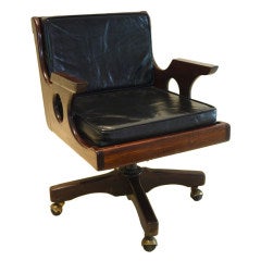Don Shoemaker  very rare desk chair with wheels