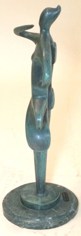 Mexican HERIBERTO JUAREZ Bronze sculpture & art book MEXICO