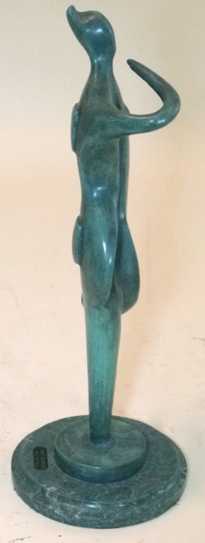 HERIBERTO JUAREZ Bronze sculpture & art book MEXICO 1
