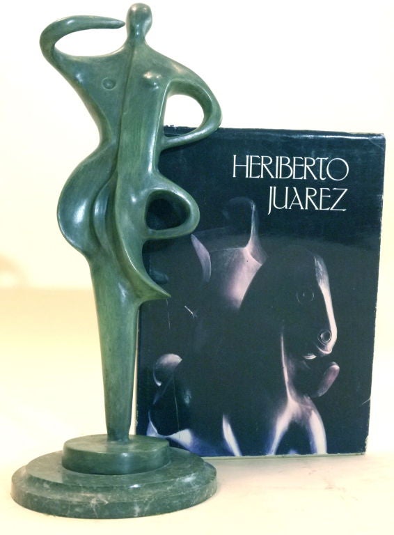 HERIBERTO JUAREZ Bronze sculpture & art book MEXICO 3