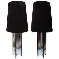 Pair of Gaetano Sciolari Table Lamps