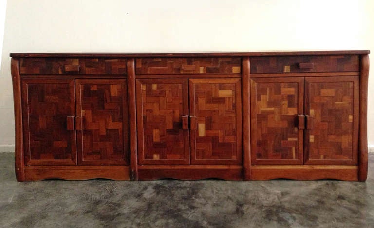 Don Shoemaker Tropical Wood Credenza