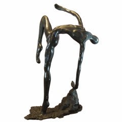 Carol Miller Bronze Sculpture Unique Piece Signed