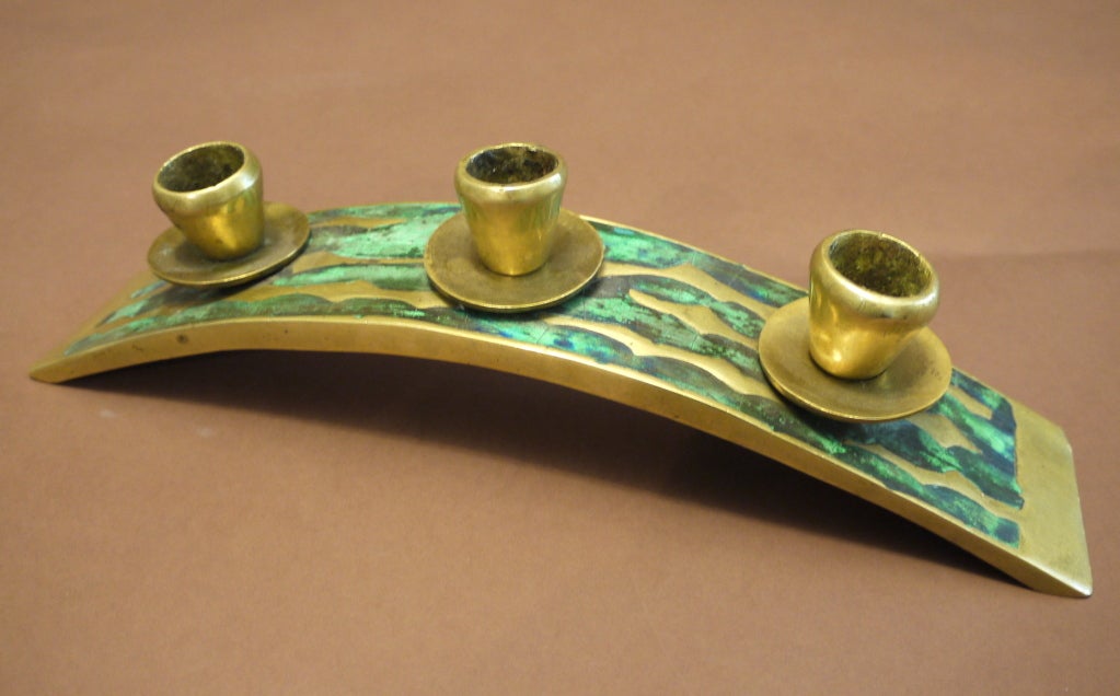 Pepe Mendoza
Very nice candlestick rare in very good shape
Midcentury TAXCO/ACAPULCO