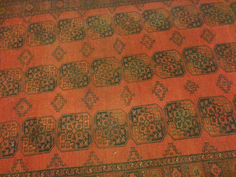 Antique Turkmen Carpet In Good Condition In 0, Cuauhtemoc