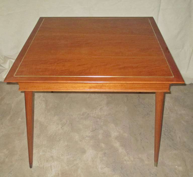 Arturo Pani Classic Wood Game Table In Excellent Condition In 0, Cuauhtemoc