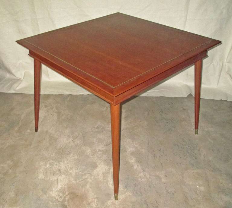 Late 20th Century Arturo Pani Classic Wood Game Table
