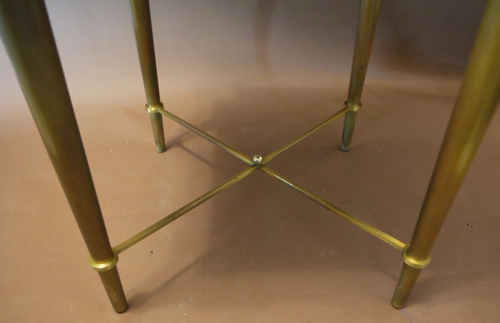 Brass One tall side table by Arturo Pani