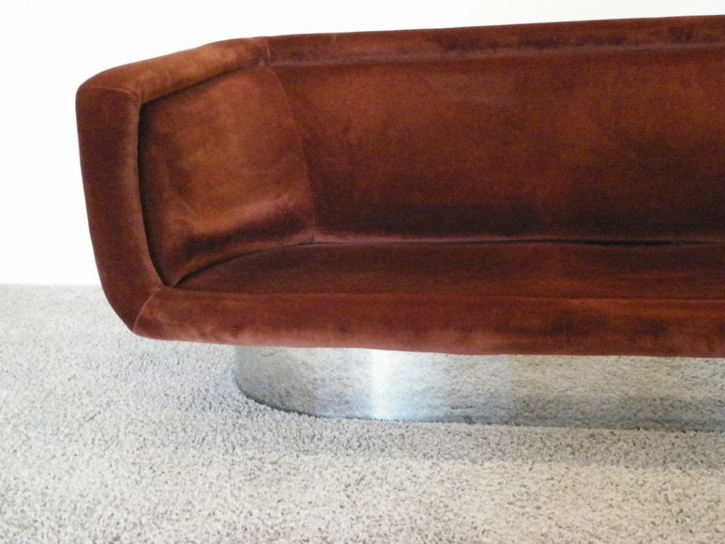 Fabric Leon Rosen for Pace furniture rare sofa
