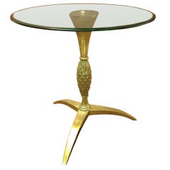 Rare side table by Arturo Pani, Pineapple design