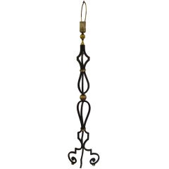 Artuto Pani Stand Lamp Wrought Iron/Bronze