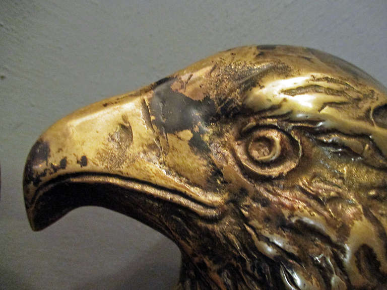 Mexican Eagle Bronze Bookends