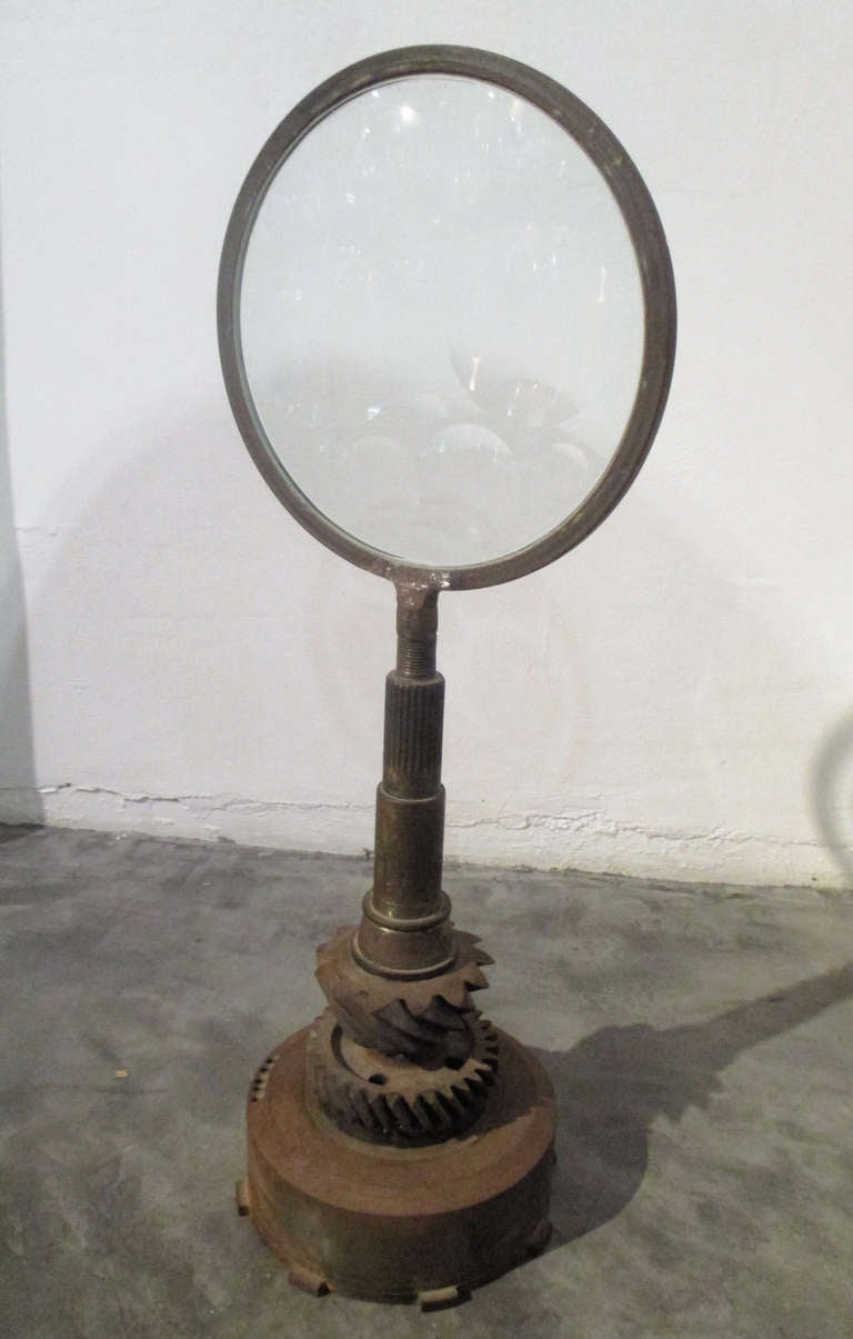 Feliciano Bejar magiscope sculpture, signed 2000. Includes one book of the artist trajectory.