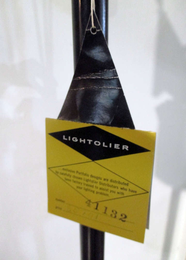 Lightolier Floor Lamp after Gerald Thurston 1