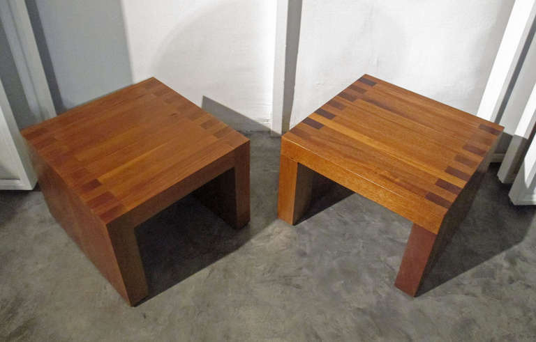 Mexican Pedro Ramirez Vazquez Pair of Tables