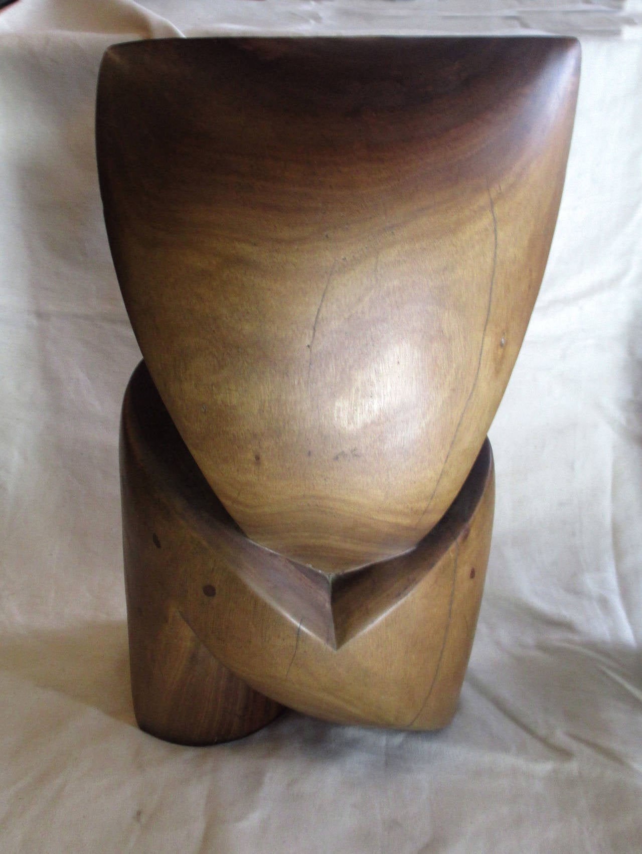 Mid-20th Century Abstract Tropical Wood Sculptures by Unknown Artist