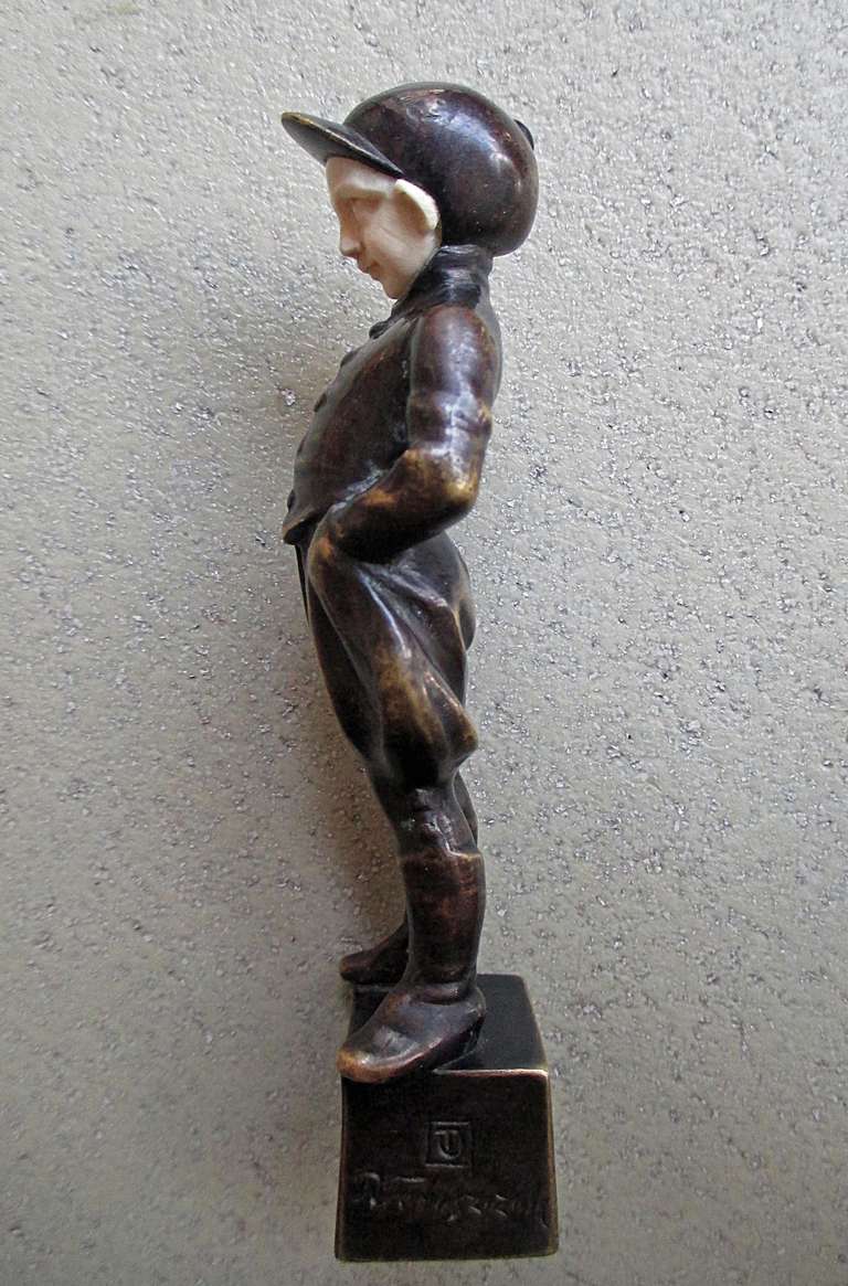 Peter Tereszczuk Bronze and Ivory Figurine Chryselephantine 6