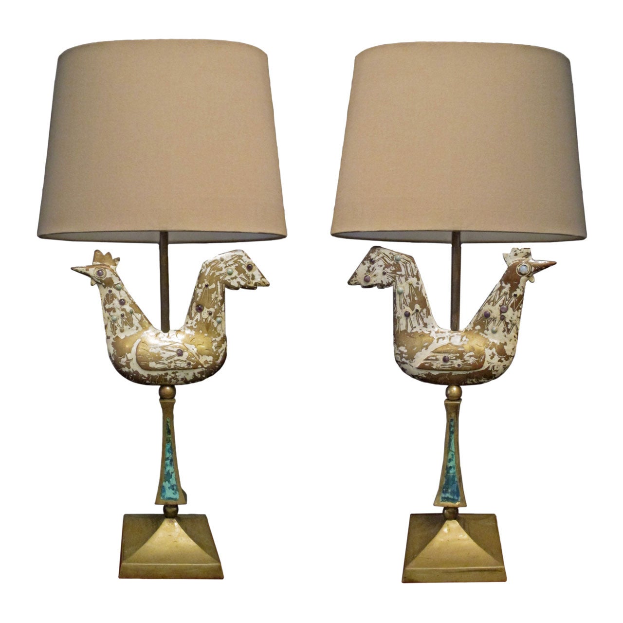 Pair of Pepe Mendoza Table Lamps