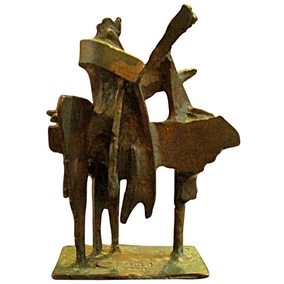 Harold Schwartz Horse Bronce Sculpture Signed Swarz For Sale