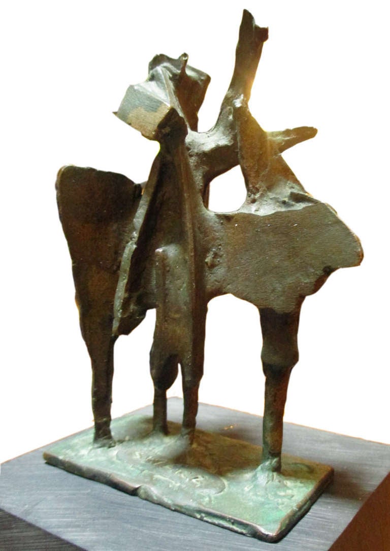 Harold Schwartz Horse Bronce Sculpture Signed Swarz For Sale 3