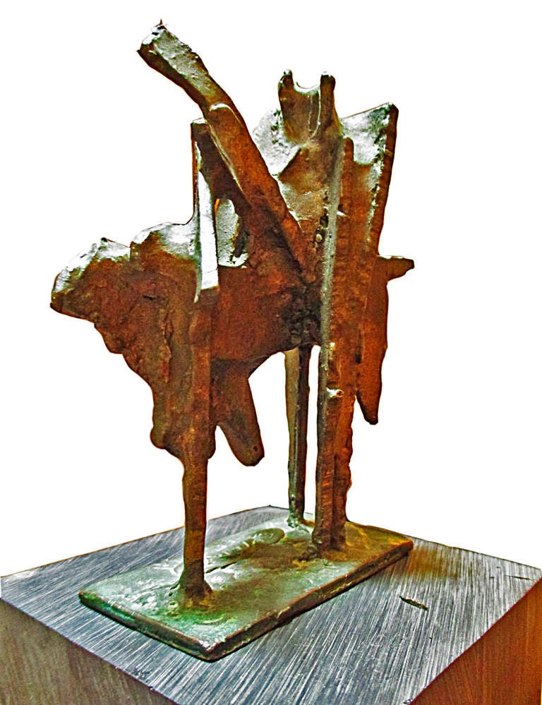 Harold Schwartz Horse Bronce Sculpture Signed Swarz For Sale 2