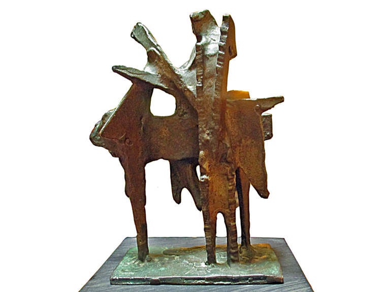 Harold Schwartz Horse Bronce Sculpture Signed Swarz For Sale 1