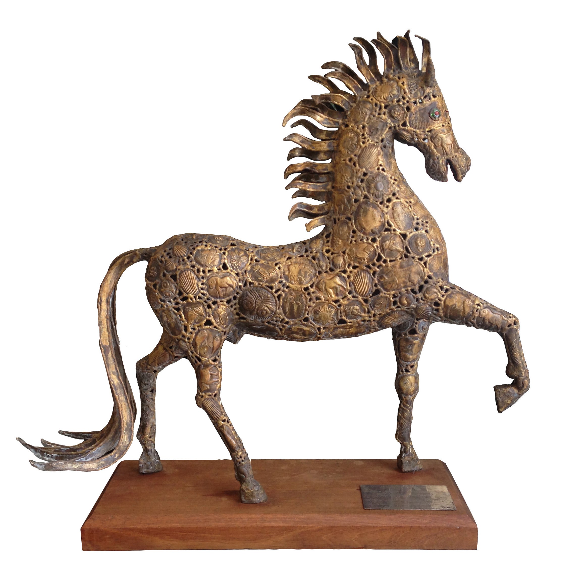 Big Horse Sculpture by Pal Kepenyes For Sale