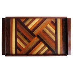 Don Shoemaker Tropical Wood Tray