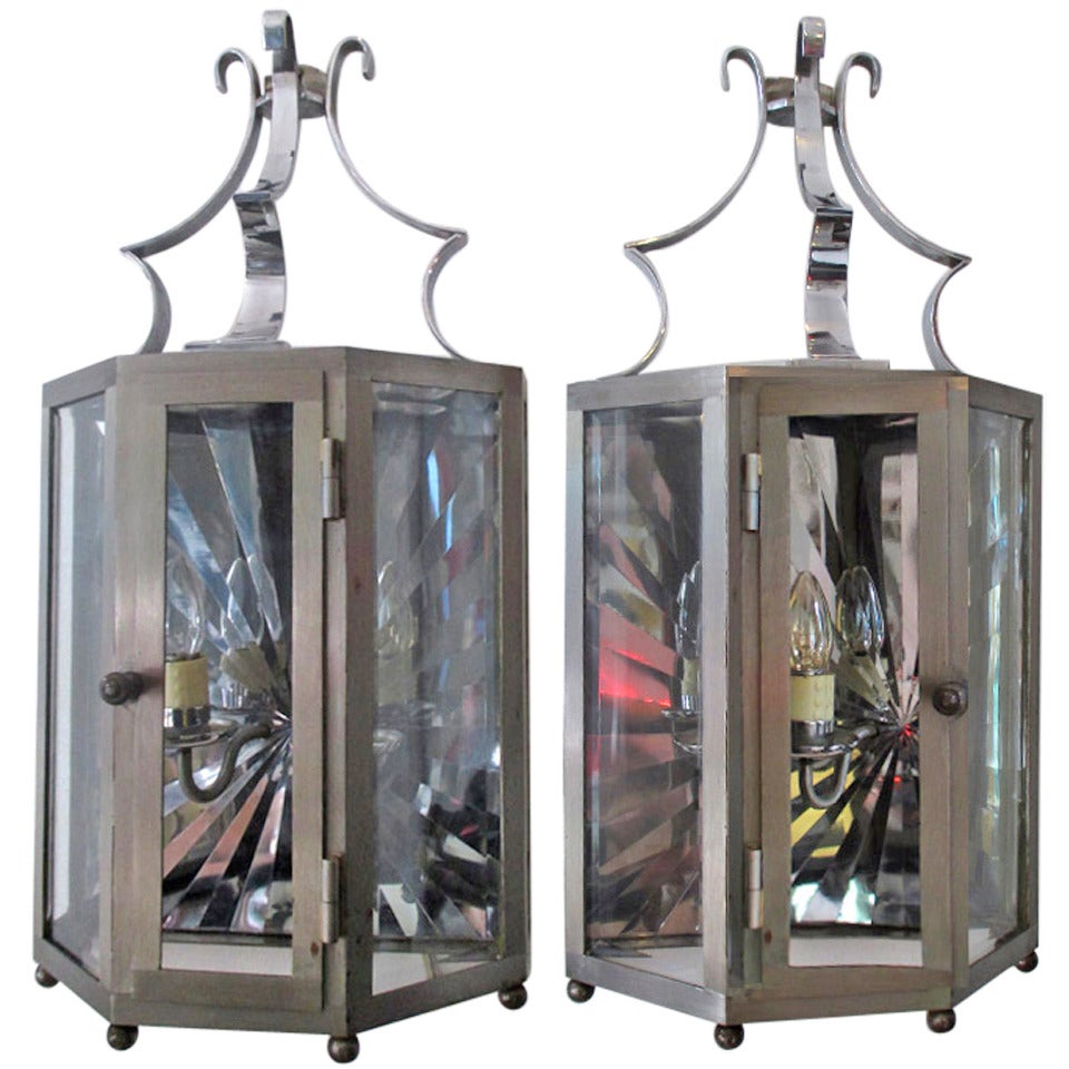 Pair Of Wall Sconces By Arturo Pani For Sale