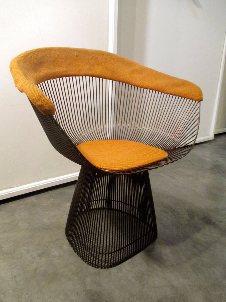 Set of Six Warren Platner Chairs with Copper Finish In Good Condition In 0, Cuauhtemoc
