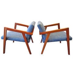 Pair Of Mahogany Chairs 1960's